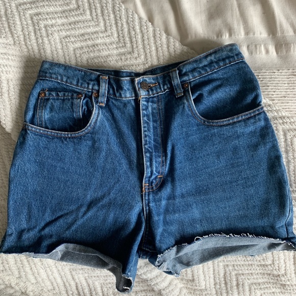 Vintage polo denim high waisted mom shorts - Picture 3 of 5